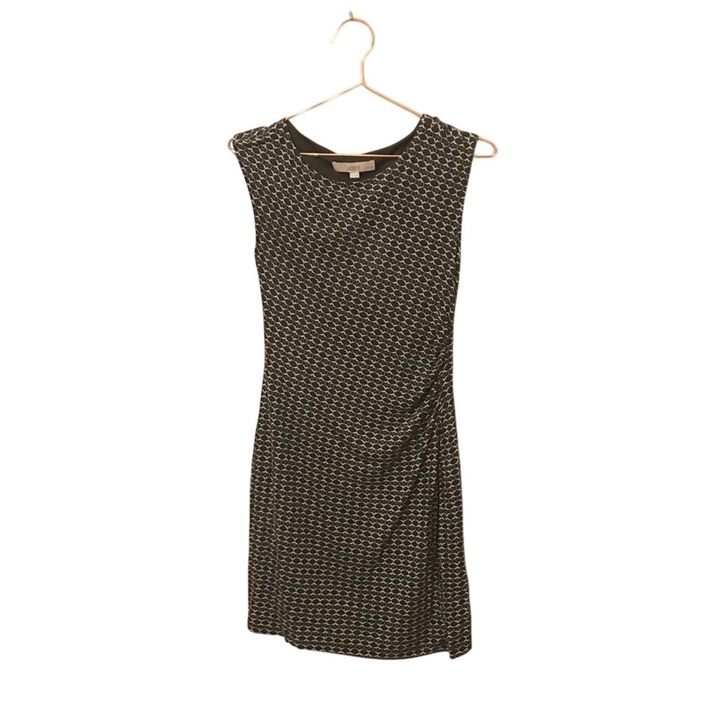 Loft petites ruched size sleeveless dress size small
